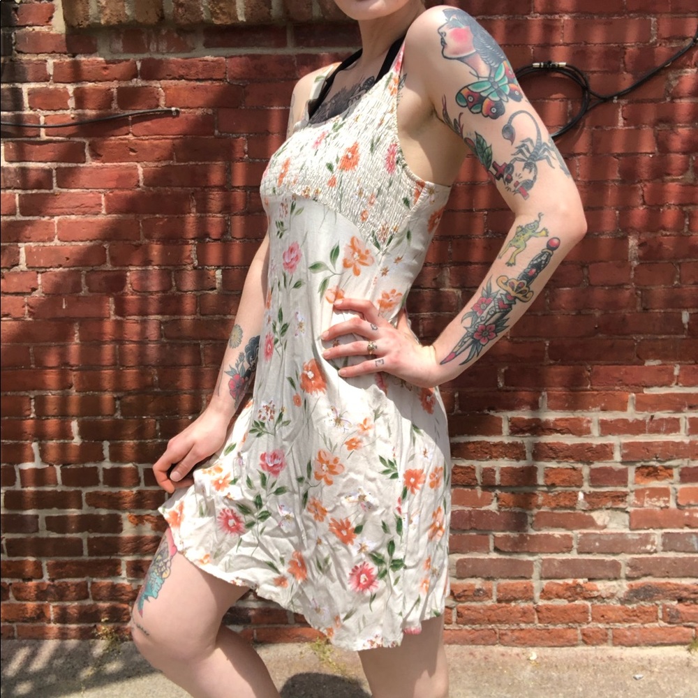 Vintage Floral Baby Doll Dress